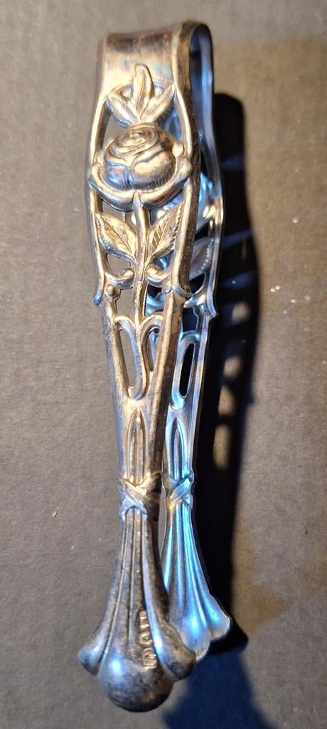 Pince à sucre en argent Art Nouveau, Antiquités & Art, Enlèvement