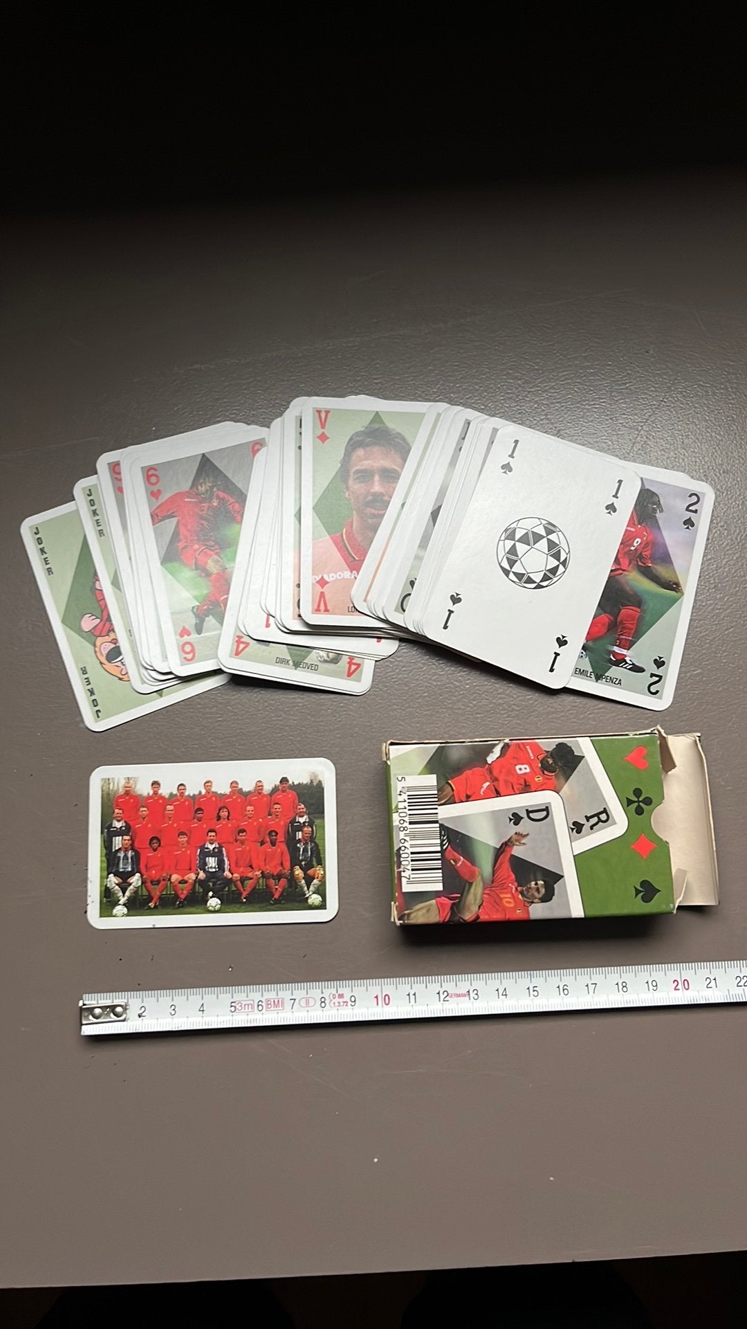 Kaartspel van de rode duivels, Ophalen of Verzenden, Zo goed als nieuw