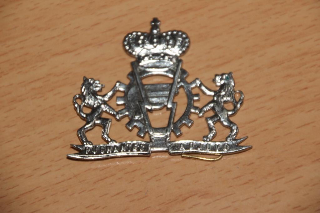 ABL muts kenteken „Logistiek” (zilver), Verzenden, Landmacht, Embleem of Badge
