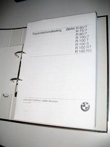 BMW werkplaatsboek voor BMW R60/7 R75/7 R80/7 R100/7 R100RT, Motos, Enlèvement ou Envoi, BMW