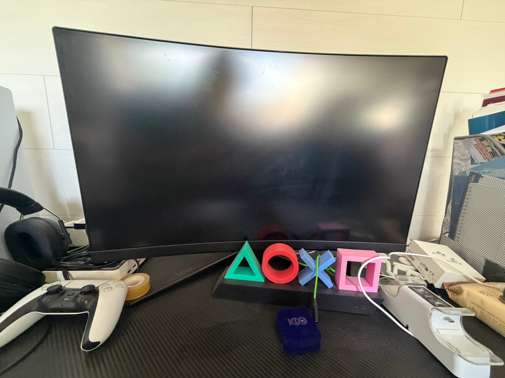 Ecran MSI + table gaming, Enlèvement ou Envoi, Comme neuf