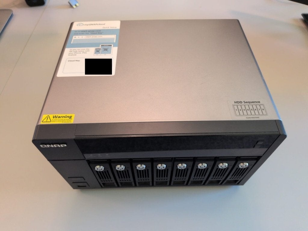 QNAP TS-870 (8-bay), Informatique & Logiciels, NAS, Enlèvement, Utilisé