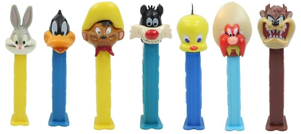 7 distributeurs PEZ Looney Tunes, Enlèvement ou Envoi, Comme neuf