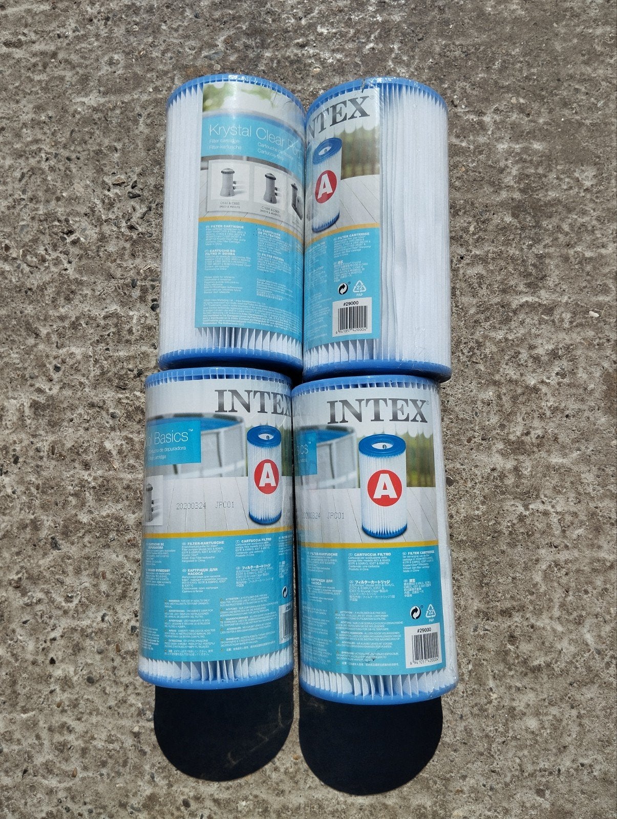 Filters zwembad, Ophalen