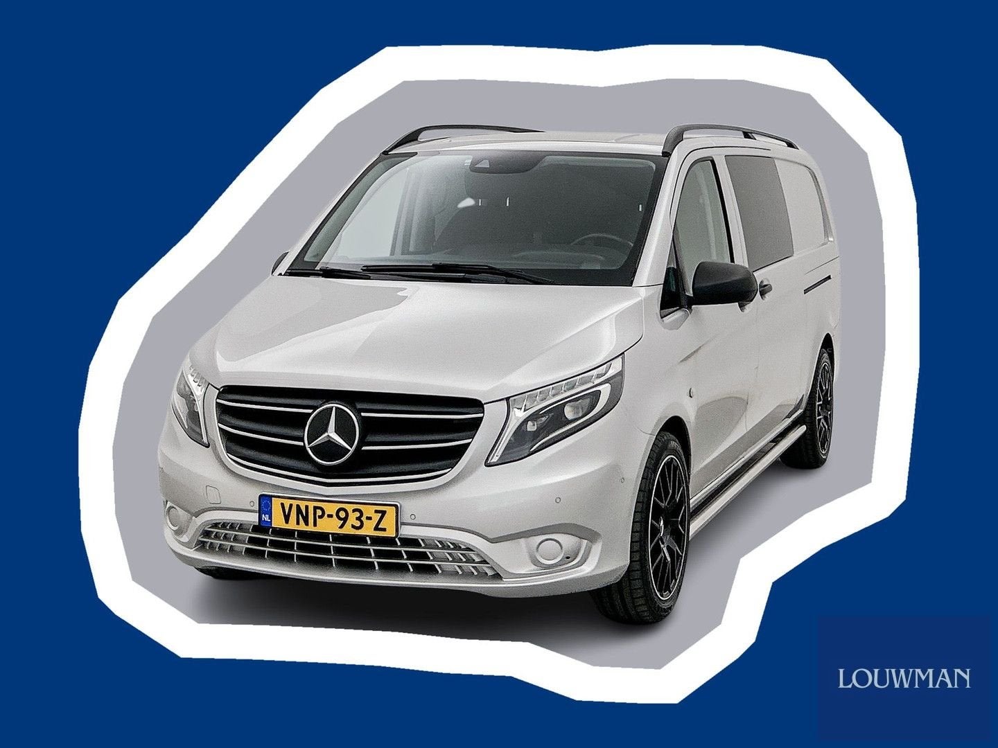 Mercedes-Benz Vito 119 CDI Extra Lang DC Dubbele schuifdeur, Auto's, Bestelwagens en Lichte vracht, Automaat, 207 g/km, Mercedes-Benz