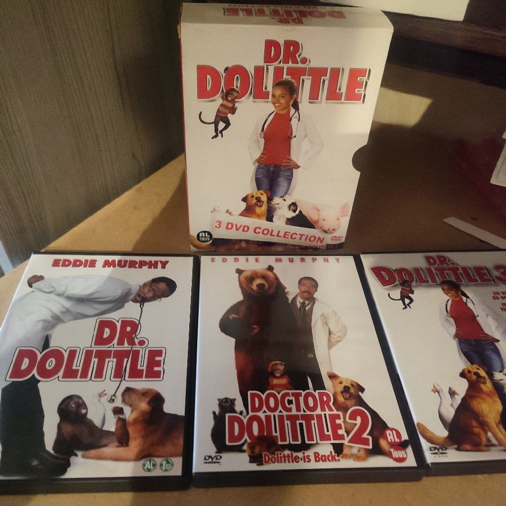 DR. DOLITTLE - Coffret dvd 3 films (Eddie Murphy), CD & DVD, DVD | Comédie, Utilisé, Autres genres, Enlèvement ou Envoi