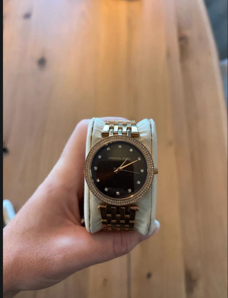 Michael Kors horloge goud, Overige merken, Gebruikt, Polshorloge, Ophalen of Verzenden