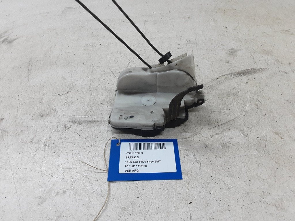 SERRURE DE PORTE ARRIÈRE GAUCHE Polo Variant (6KV5), Arrière, Volkswagen, Volkswagen AG, Utilisé