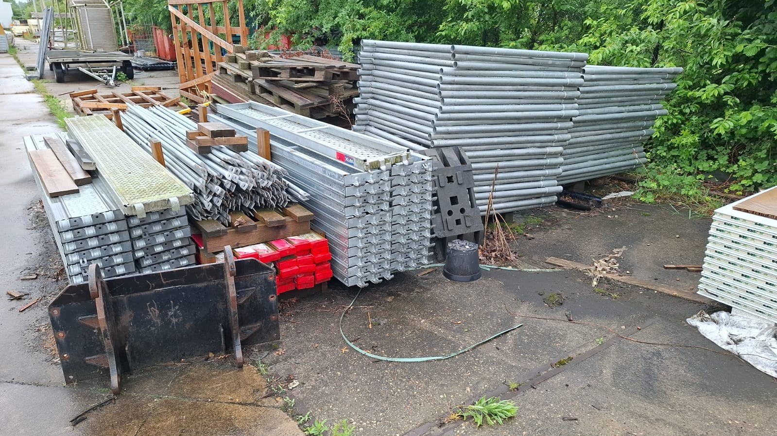 Stelling te koop groot pakket, Ophalen