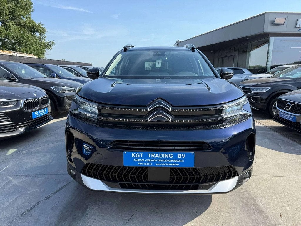 Citroën C5 Aircross 1.2i HYBRID 145PK AUTOMAAT DODE HOEK CA, Auto's, Gebruikt, Zwart, 1199 cc, https://public.car-pass.be/vhr/b5cf997a-1978-4cf5-8382-ef1306de4366