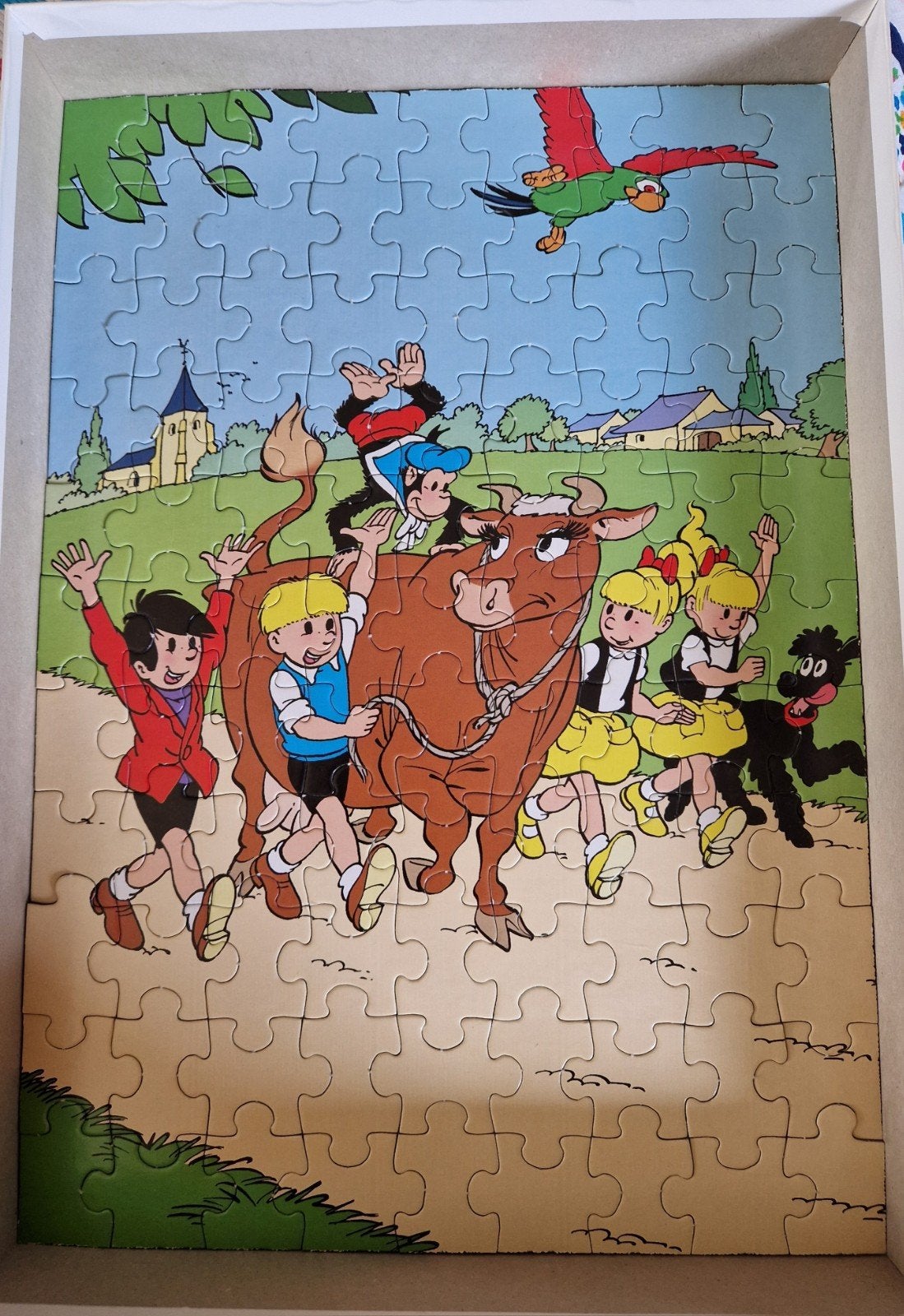 Puzzel van Jommeke, Enlèvement, Plus de 50 pièces, Comme neuf