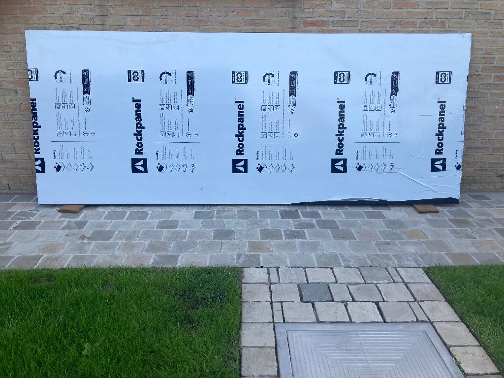 Nieuwe Rockpanel plaat ral 9005 zwart, Doe-het-zelf en Bouw, Ophalen, Nieuw, Overige materialen, 50 tot 100 mm