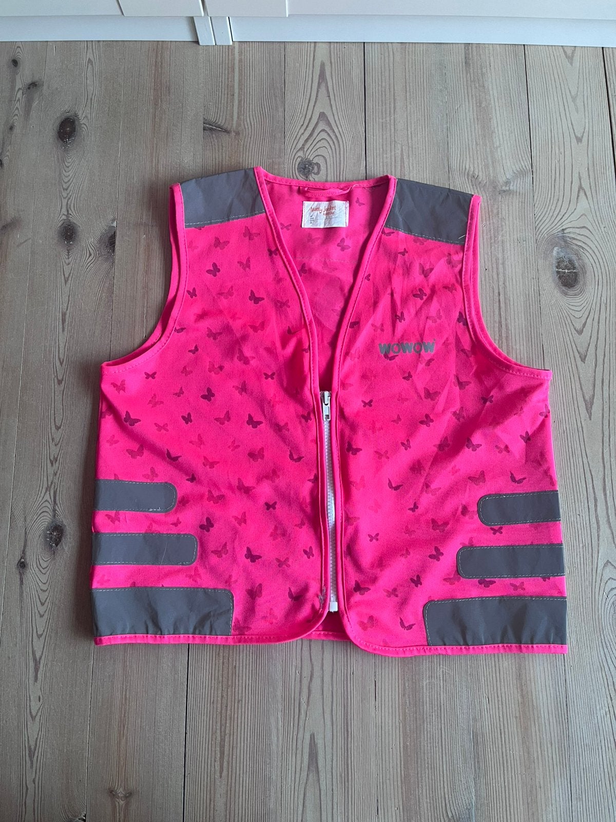 Fluohesje, WOWOW, maat medium: 134-152, Kinderen en Baby's, Kinderkleding | Maat 134, Ophalen of Verzenden, Zo goed als nieuw