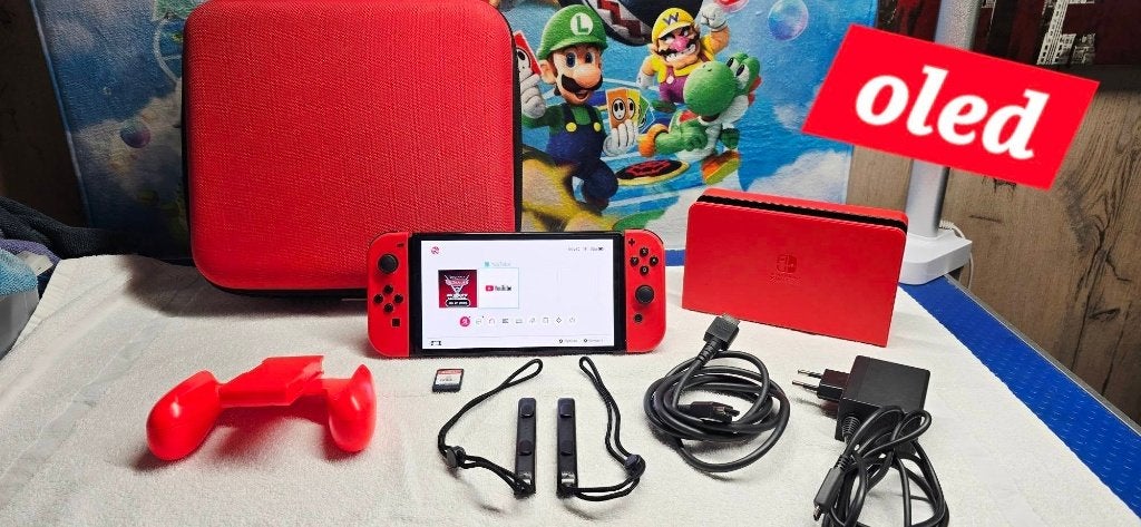 console nintendo switch oled + custom kdo + jeu & garantie, Consoles de jeu & Jeux vidéo, Jeux | Nintendo Switch, Utilisé, Enlèvement ou Envoi