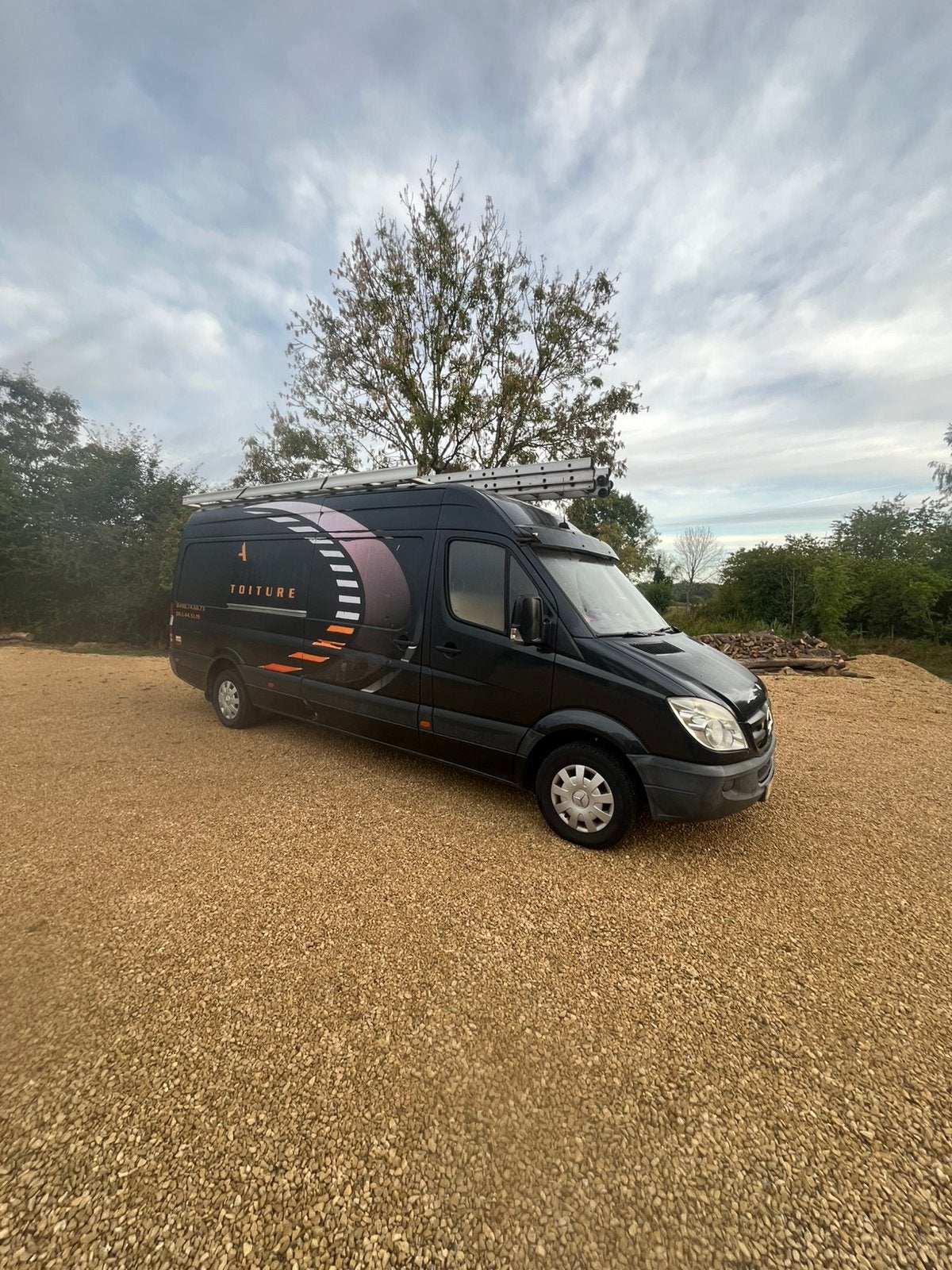 Mercedes Benz Sprinter, Auto's, Bestelwagens en Lichte vracht, Zwart, Mercedes-Benz, Grijs, Particulier