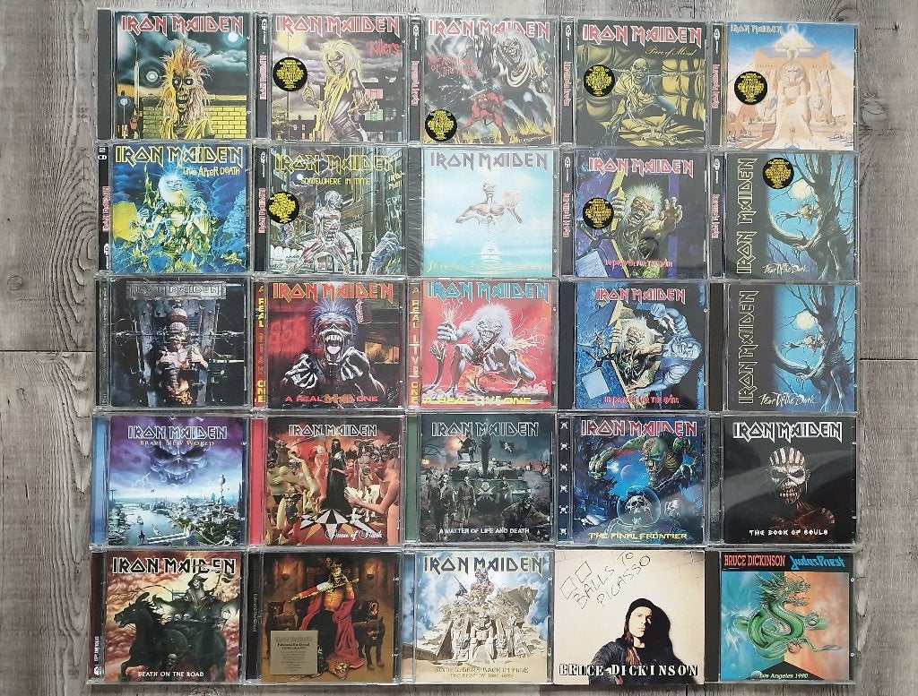 CD's Iron Maiden als nieuw of Nieuw - x25st., Cd's en Dvd's, Cd's | Hardrock en Metal, Zo goed als nieuw, Ophalen of Verzenden
