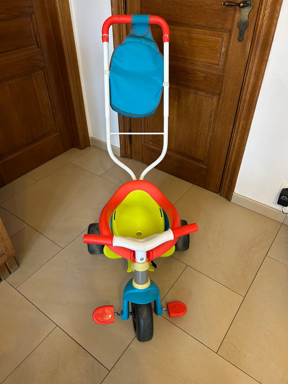 Smoby tricycle évolutif, Enlèvement, Utilisé, Tige de poussée