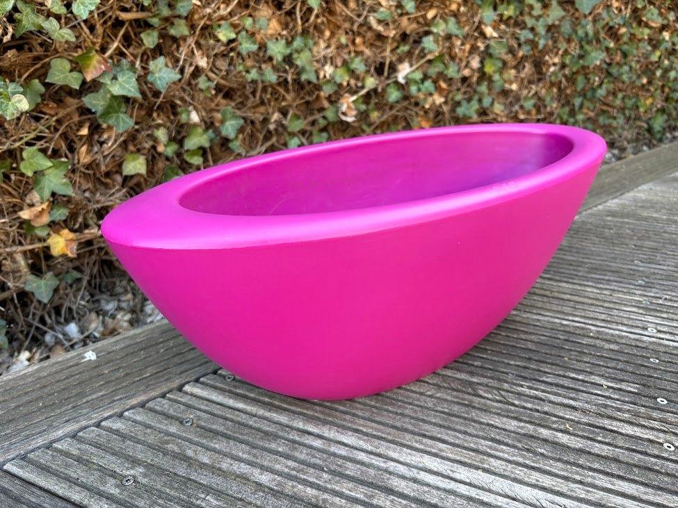 ELHO Bloempot Fuchsia (ovaal)., Kunststof, 40 cm of meer, Ophalen of Verzenden, Zo goed als nieuw