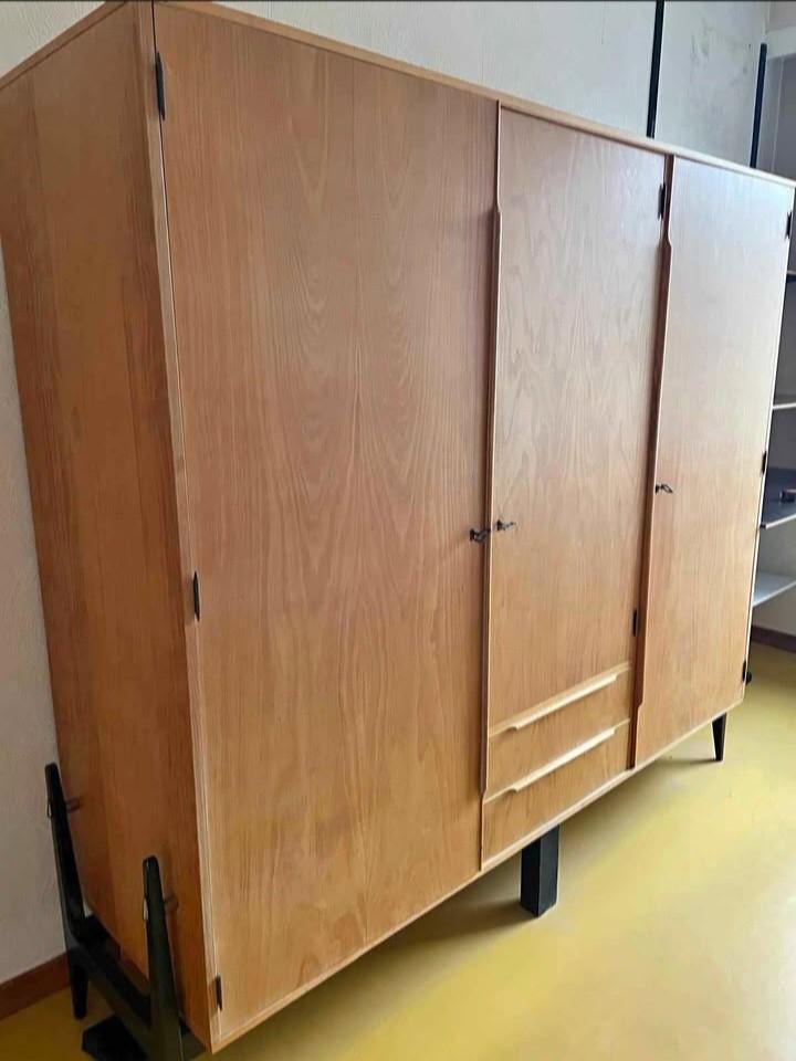 Alfred Hendrickx vintage highboard-kledingkast uit de jaren, Ophalen