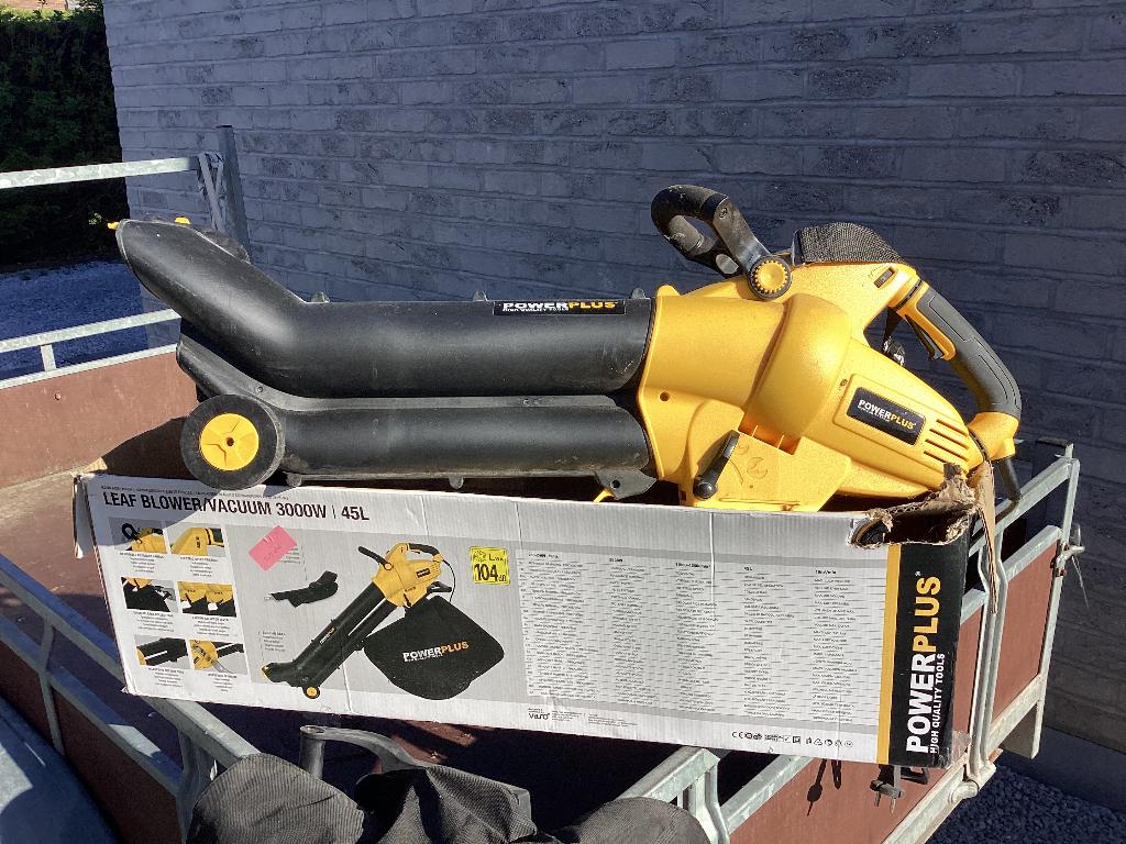 Bladblazer, Tuin en Terras, Ophalen, Zo goed als nieuw, Elektrisch, Powerplus