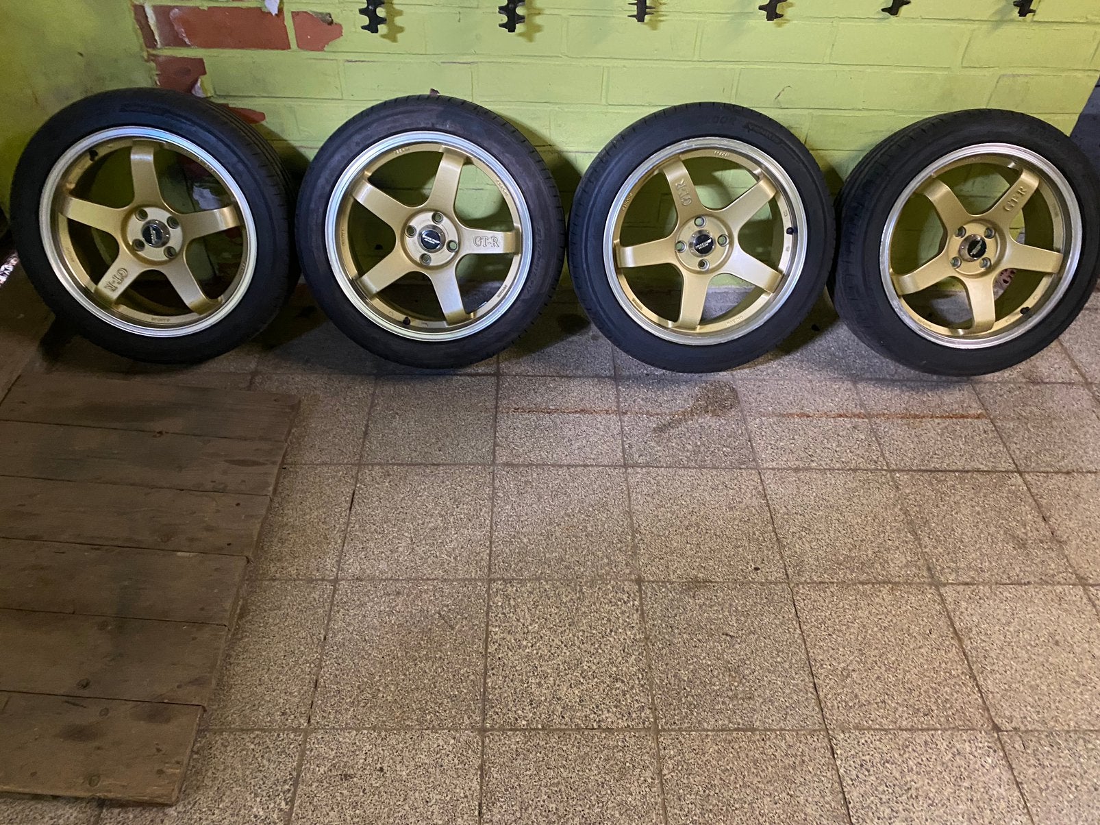 Velgen gtr 4x100 17inch, Autos : Pièces & Accessoires, Enlèvement, Pneu(s)