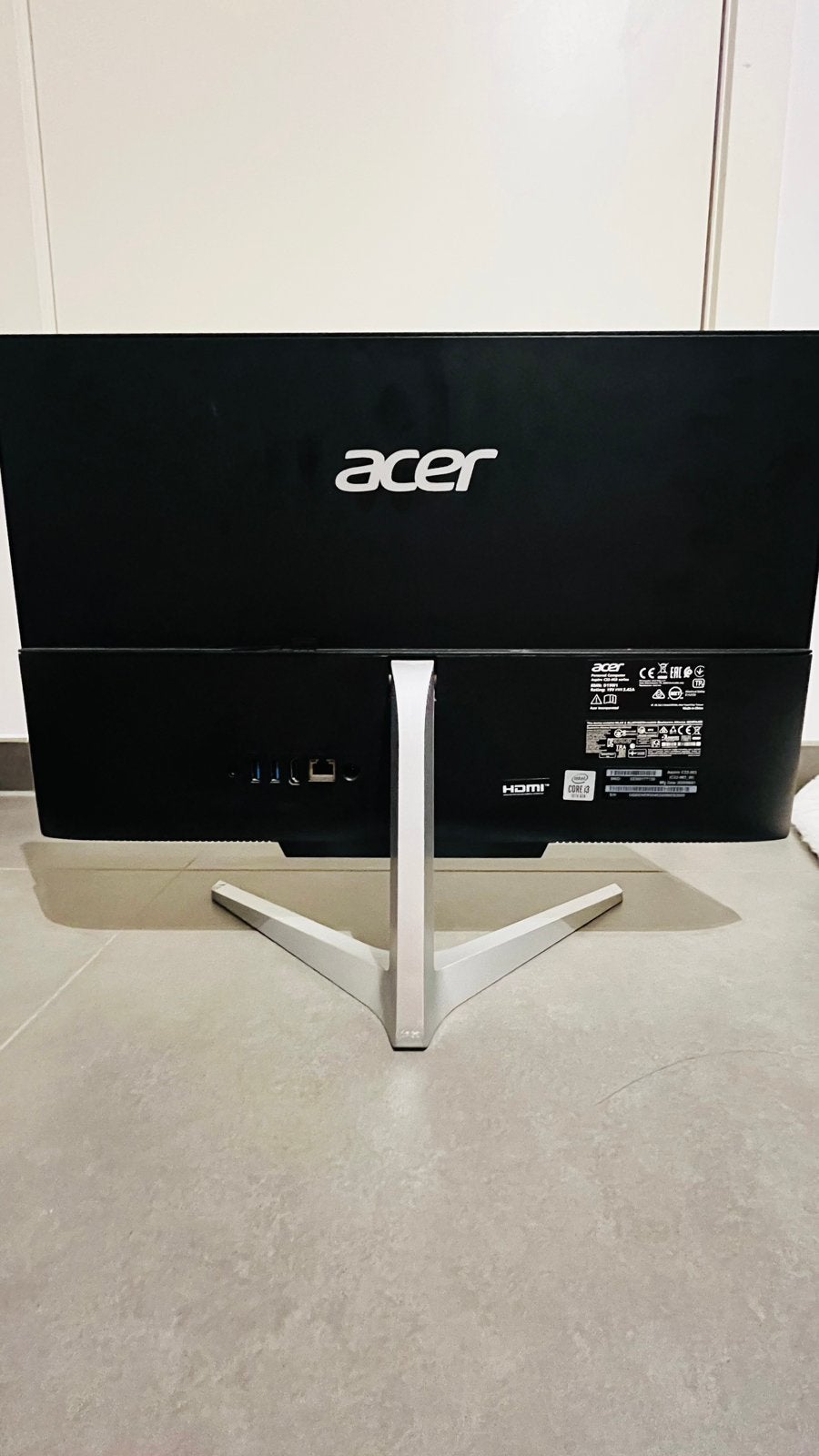 Acer Aspire C22 All-in-One-pc, Ophalen, Zo goed als nieuw, 8 GB, 2 tot 3 Ghz