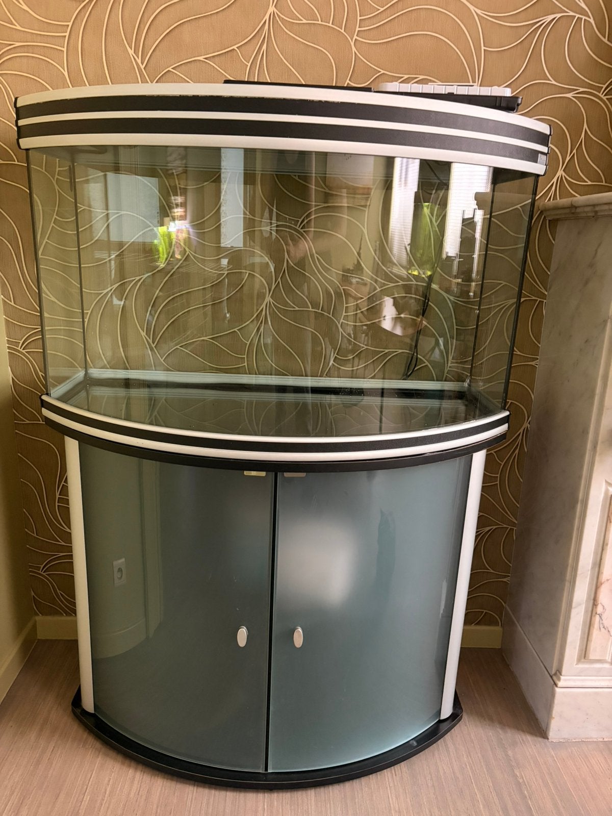 Aquarium 230L, Aquatlantis, Enlèvement, Chauffage, Meuble d'aquarium