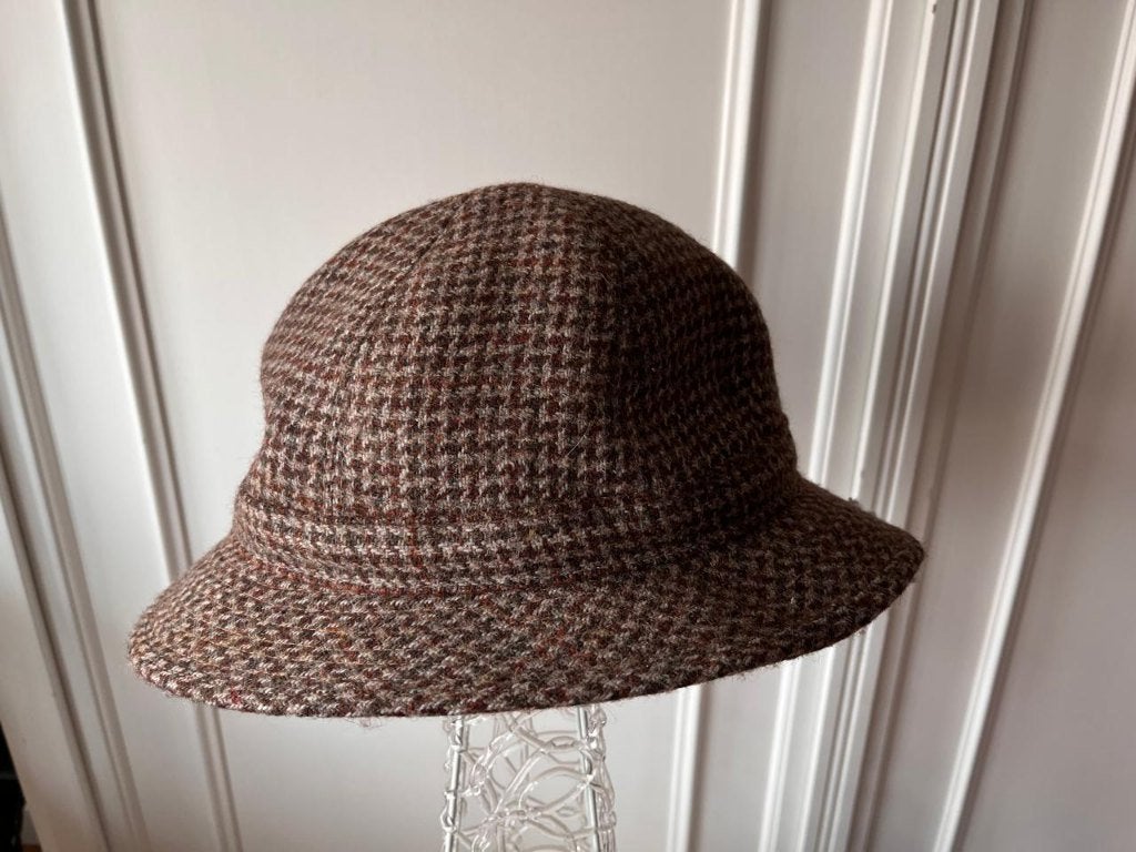 Vintage bucket hat in wol, ANDERE, 56 of 57 cm (M, 7 of 7⅛ inch), Hoed, Ophalen of Verzenden