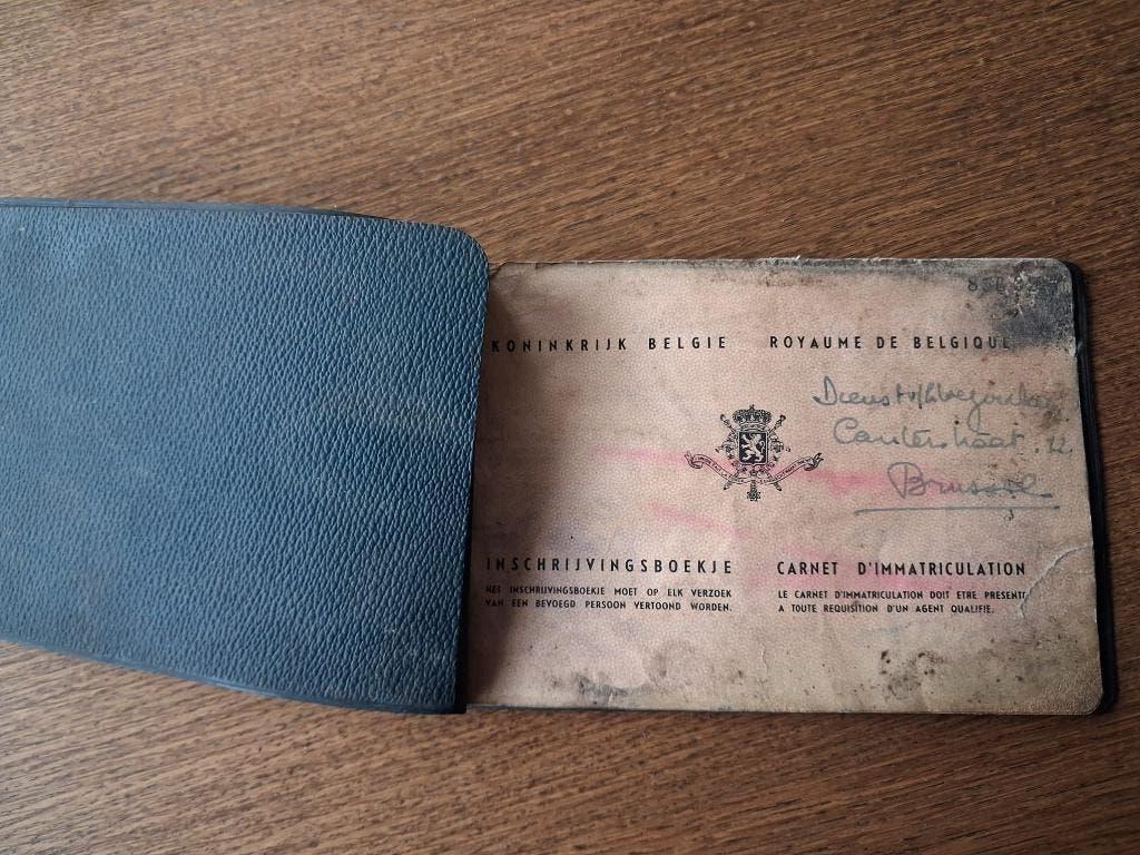 Mercedes 1954 - inschrijving, groen boekje, Ophalen of Verzenden, Gebruikt