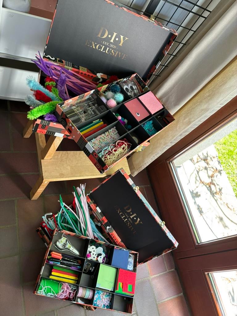 DIY Box creative x 2, Ophalen, Gebruikt, Knutselwerk