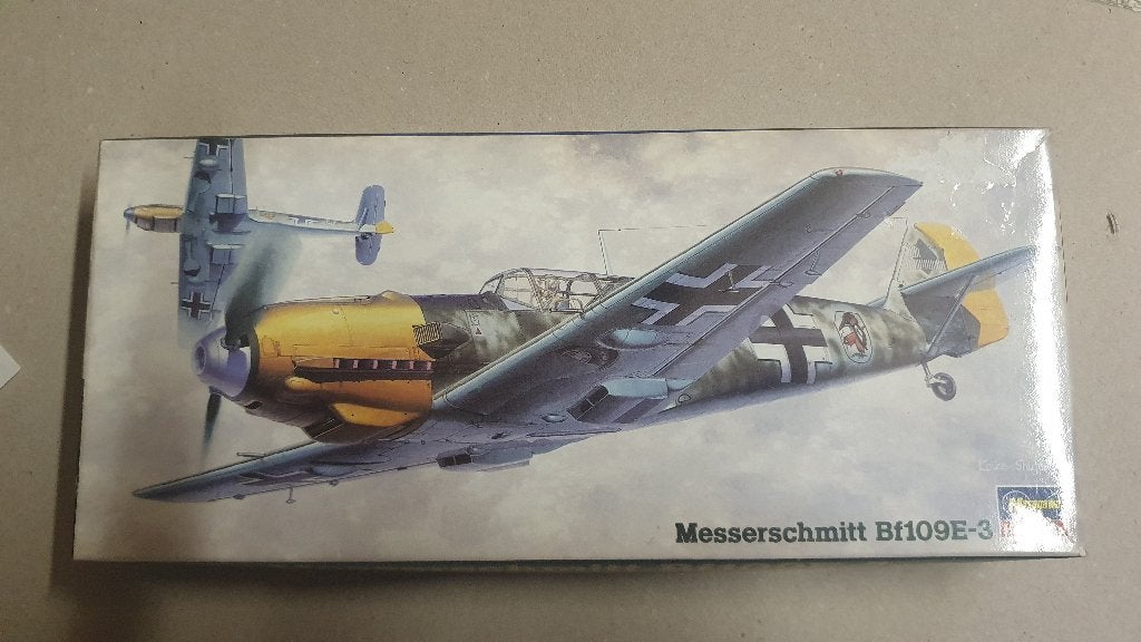Messerschmitt Bf-109E-3, Hasegawa, Enlèvement ou Envoi, Comme neuf, 1:72 à 1:144