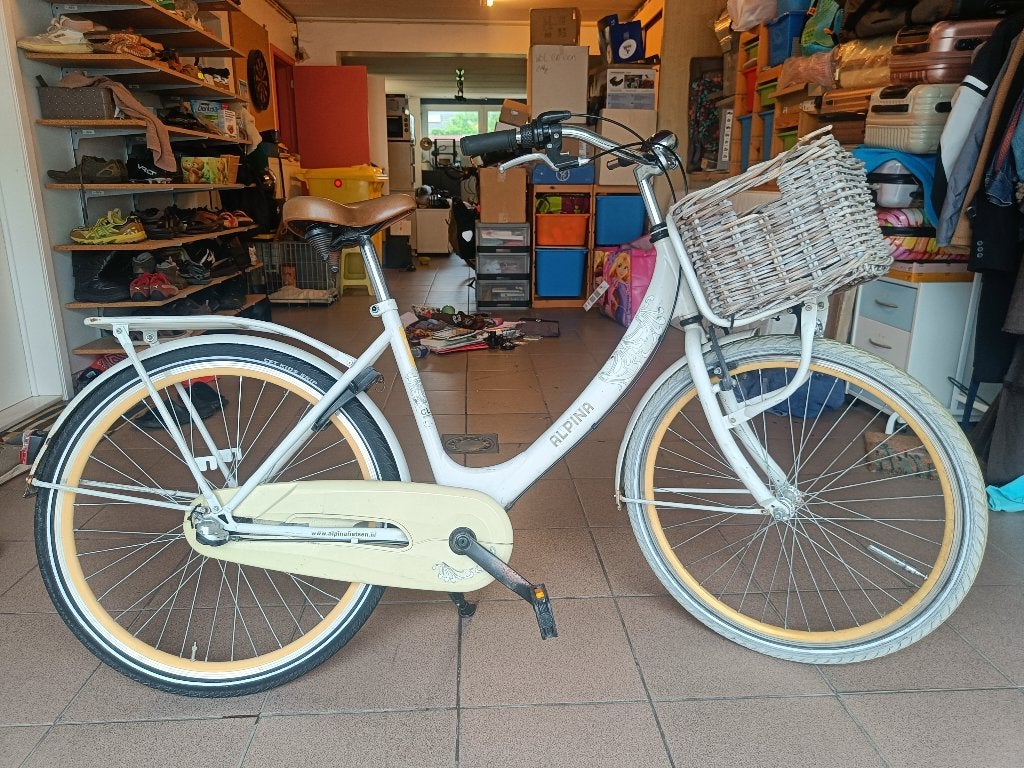 meisjesfiets, Ophalen, 22 inch, Gebruikt, Velgrem