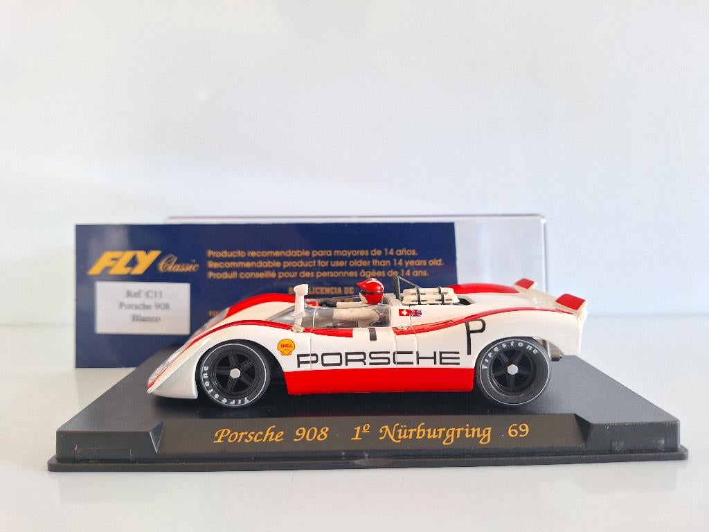 Fly Porsche 908 Nurburgring 1969 osterreich C11, Neuf, Autres marques, Électrique, Circuit