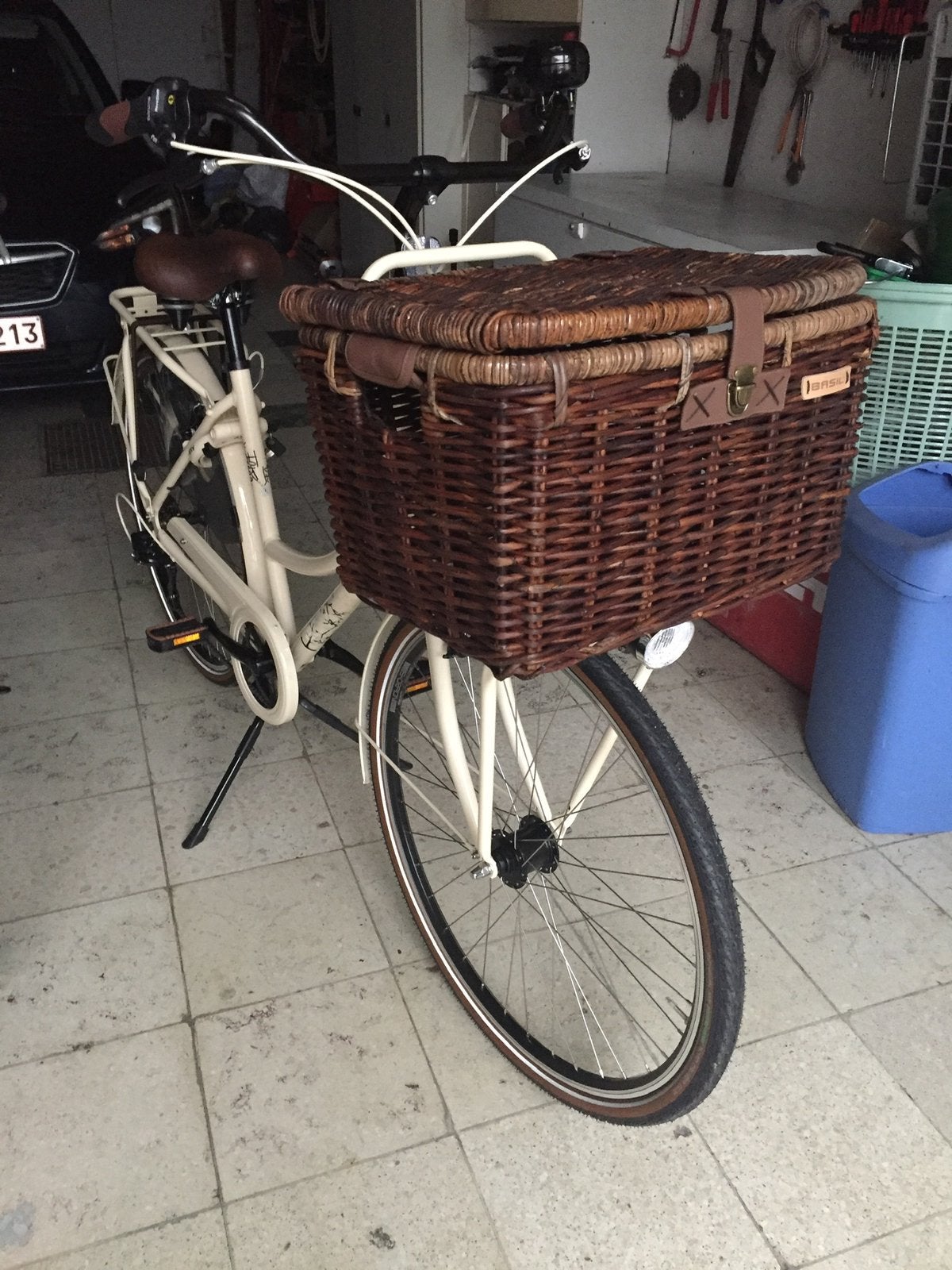 Damesfiets Oxford Fleur Ivoor, Ophalen, Zo goed als nieuw