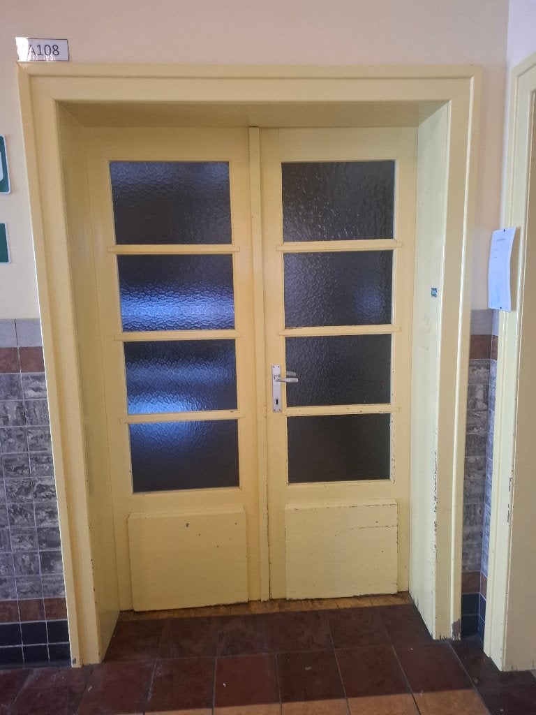 Diverse houten schooldeuren, Porte intérieure, Enlèvement, Utilisé, 120 cm ou plus