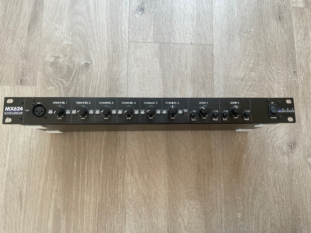 ART - MX624 Table de mixage pro rack, Musique & Instruments, Enlèvement, Comme neuf, 5 à 10 canaux, Entrée micro