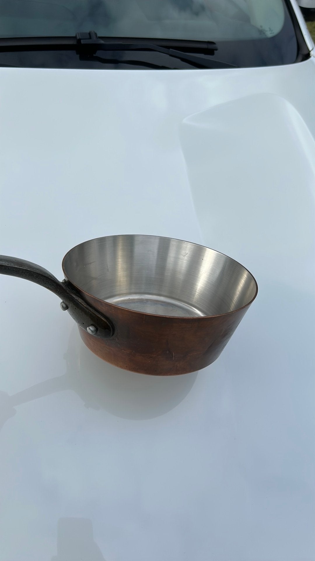 Koperen pan, Enlèvement, Utilisé, Cuivre, Sauteuse
