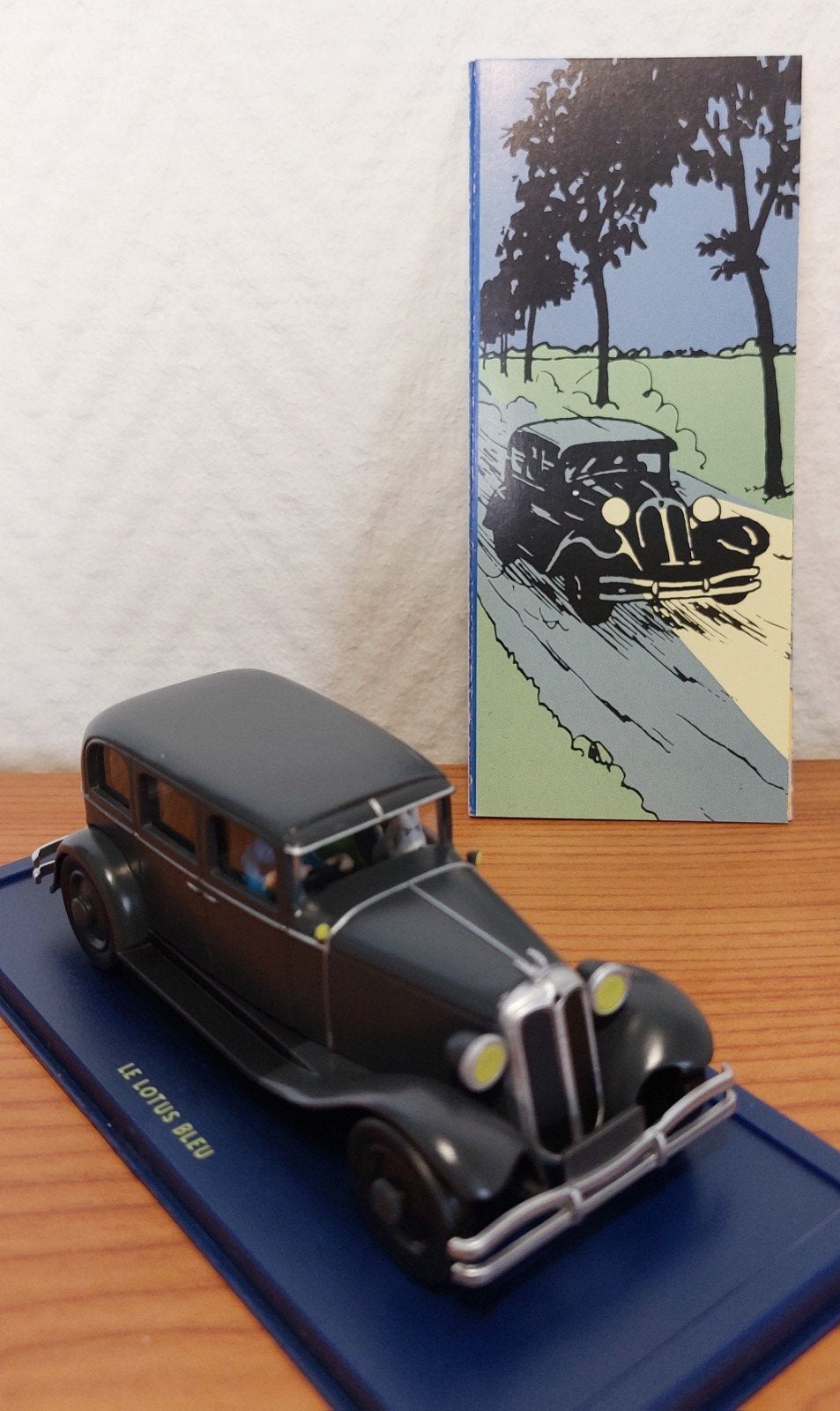KUIFJE Atlas auto 1/43 'De limousine op weg naar Nankin', Ophalen of Verzenden, Kuifje, Zo goed als nieuw, Beeldje of Figuurtje