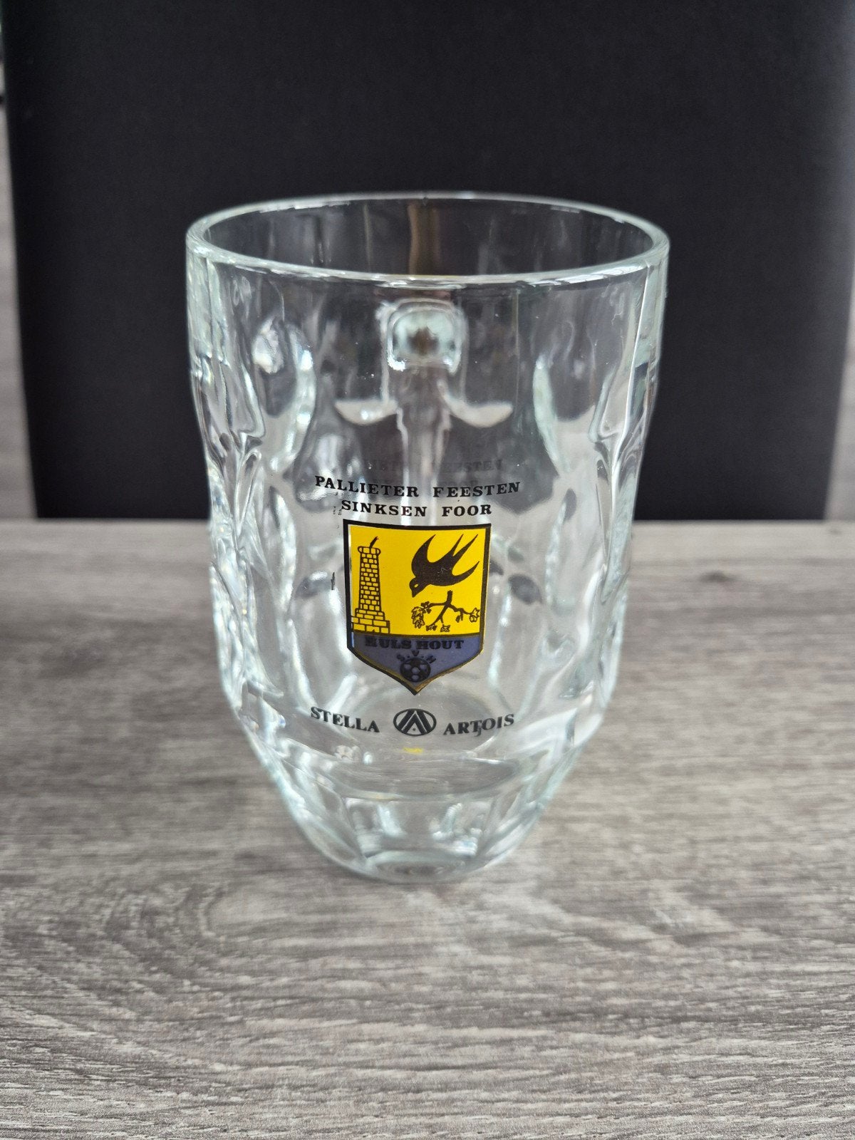 Bierglas 0,5L uit de jaren 70 Pallieter feesten Hulshout, Verzamelen, Ophalen