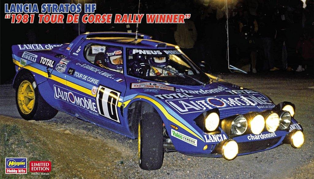 HASEGAWA 20530 lancia stratos HF rally tour de Corse 81 1/24, Neuf, Autres marques, Enlèvement ou Envoi, Voiture
