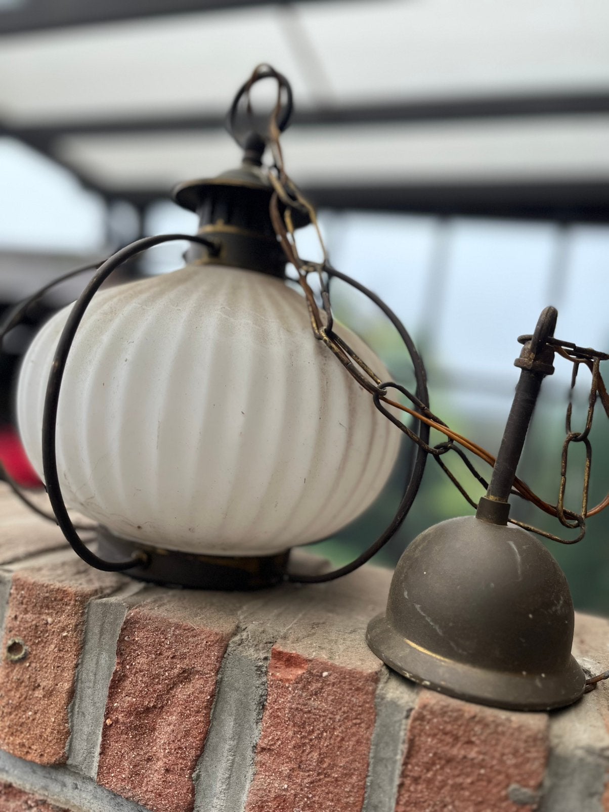 Hanglamp tuin mancave lampion vibe, Enlèvement, Utilisé