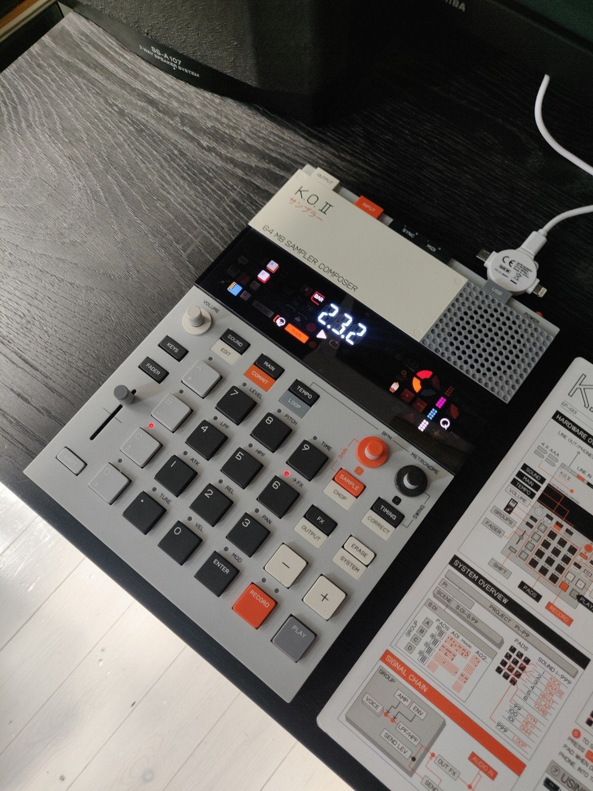 Sampler Teenage Engineering K.O. II, Muziek en Instrumenten, Drumcomputers, Ophalen of Verzenden