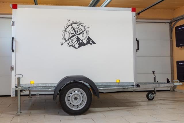 Als nieuw gesloten aanhangwagen van het merk Power-trailer, Auto diversen, Ophalen