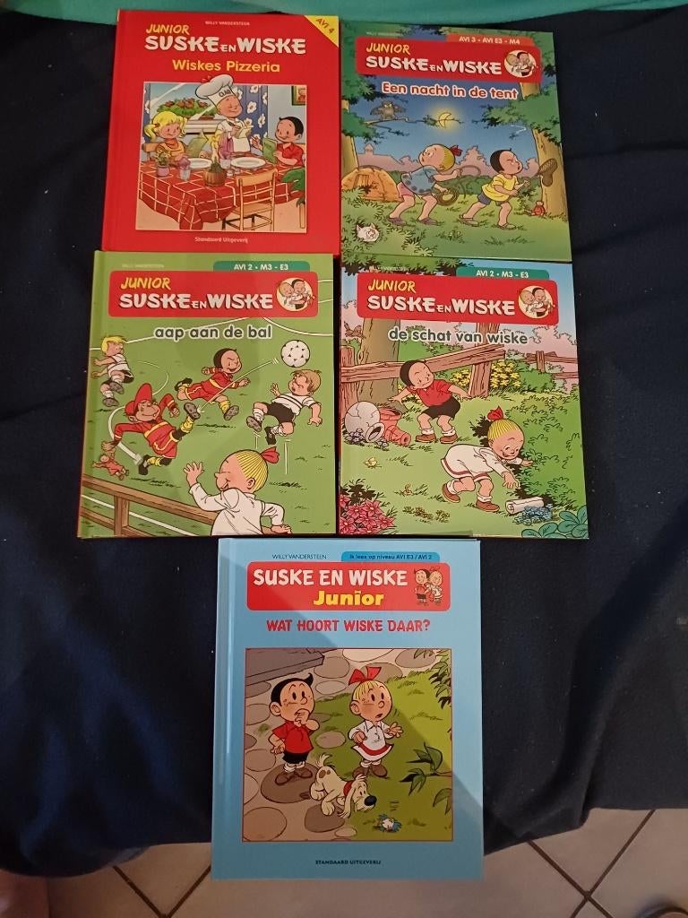 suske en wiske boekjes leren lezen AVI 1-2-3 en 4, Meerdere stripboeken, Ophalen of Verzenden, Zo goed als nieuw