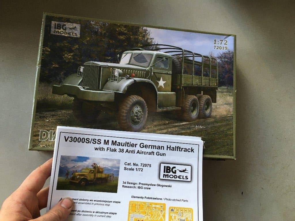 2 ensembles de camions modèle WW2 1/72, Hobby & Loisirs créatifs, Enlèvement ou Envoi, Neuf, 1:32 à 1:50, Camion