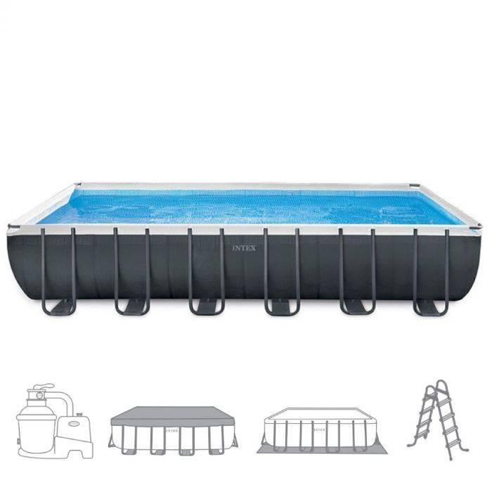 Intex Ultra XTR 732x366x132 zwembad te koop, Tuin en Terras, Gebruikt, 300 cm of meer, Rechthoekig, Ophalen