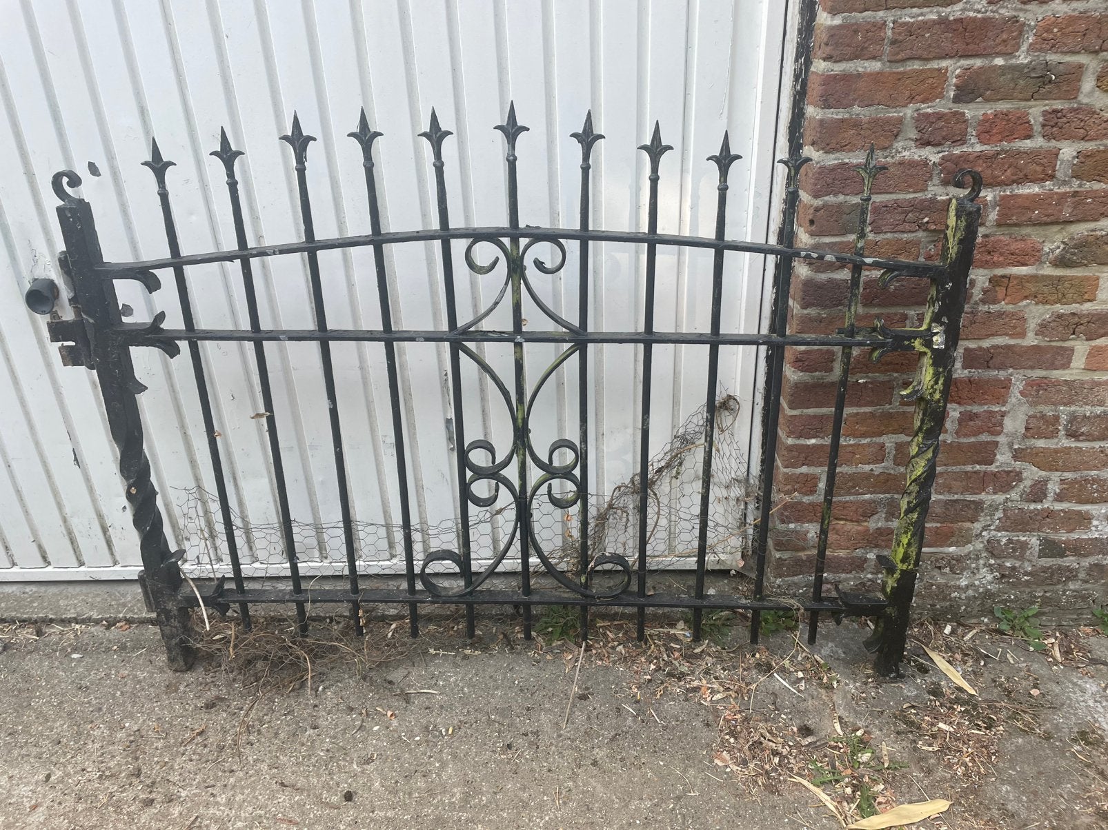 Barrière en fer forgé, Enlèvement ou Envoi, Utilisé, Fer