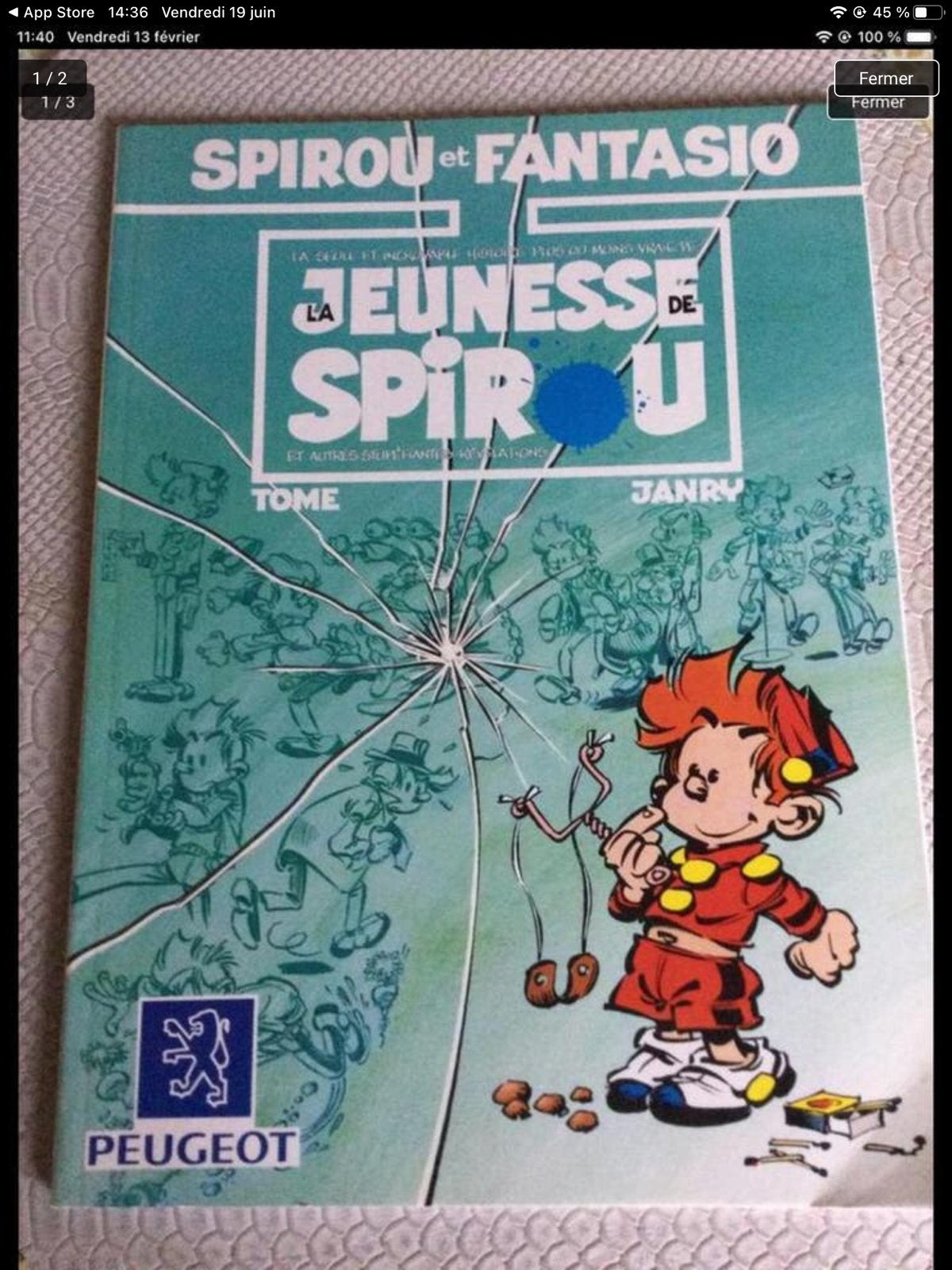 DE JEUGD VAN SPIROU, Verzamelen, Zo goed als nieuw