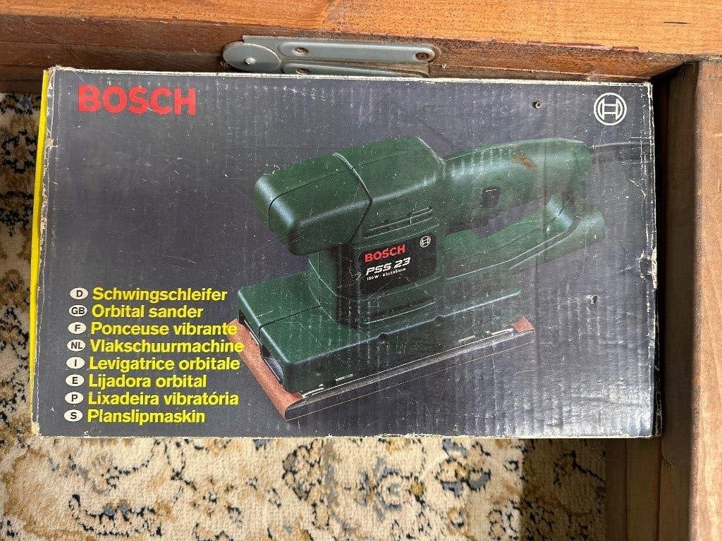 Bosch schuurmachine, Doe-het-zelf en Bouw, Ophalen, Gebruikt, Vlakschuurmachine