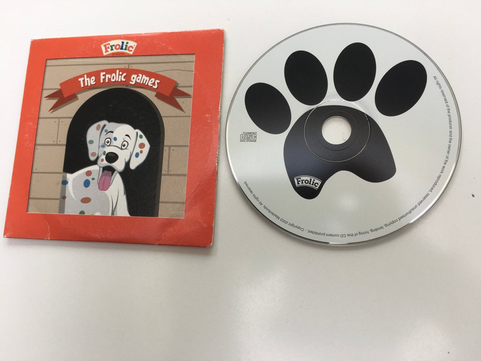 CD spelletjes : the Frolic Games (nieuw), Enlèvement ou Envoi, Comme neuf